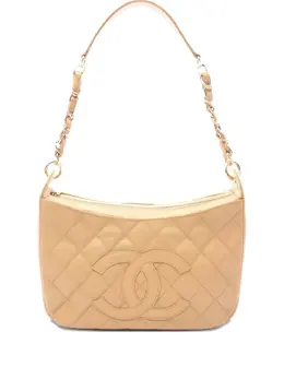 CHANEL Pre-Owned: Бежевая сумка 