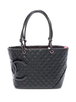 CHANEL Pre-Owned: Чёрная сумка 