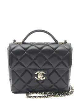 CHANEL Pre-Owned: Чёрная сумка 