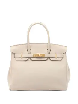 Hermès Pre-Owned: Белая сумка-шоппер 