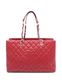 CHANEL Pre-Owned: Красная сумка-шоппер 