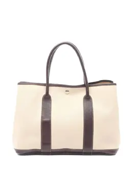Hermès Pre-Owned: Бежевая сумка-шоппер 