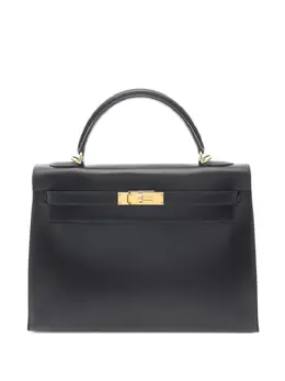 Hermès Pre-Owned: Чёрная сумка-шоппер 