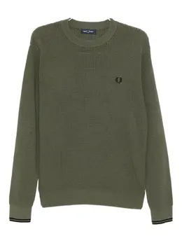 Fred Perry: Зелёный свитер 