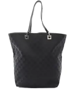 Gucci Pre-Owned: Чёрная сумка-шоппер 