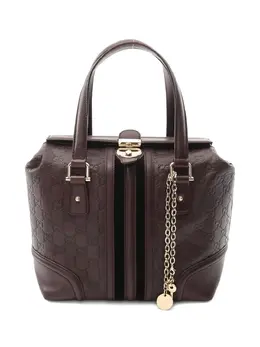 Gucci Pre-Owned: Коричневая сумка-шоппер 