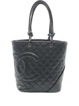 CHANEL Pre-Owned: Чёрная сумка 