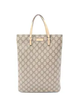 Gucci Pre-Owned: Бежевая сумка-шоппер 