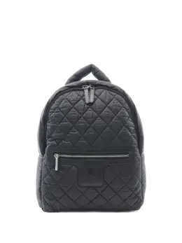 CHANEL Pre-Owned: Чёрный рюкзак 