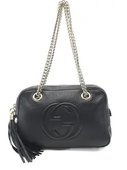 Gucci Pre-Owned: Чёрная сумка 