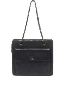 CHANEL Pre-Owned: Чёрная сумка 