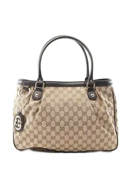 Gucci Pre-Owned: Бежевая сумка 