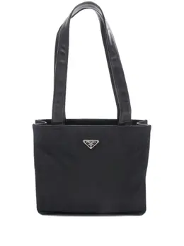 Prada Pre-Owned: Чёрная сумка-шоппер 