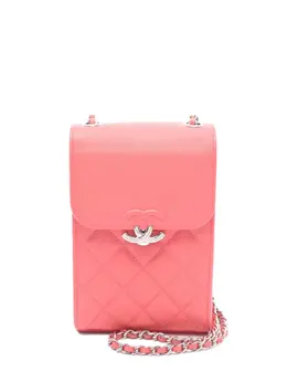 CHANEL Pre-Owned: Розовая сумка 