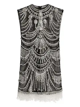 Dolce & Gabbana: Платье  Crystal со стразами
