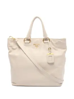 Prada Pre-Owned: Белая сумка-шоппер 