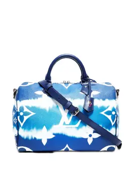 Louis Vuitton Pre-Owned: Голубая сумка-шоппер 