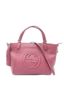 Gucci Pre-Owned: Розовая сумка-шоппер 