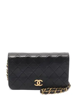CHANEL Pre-Owned: Чёрная сумка 