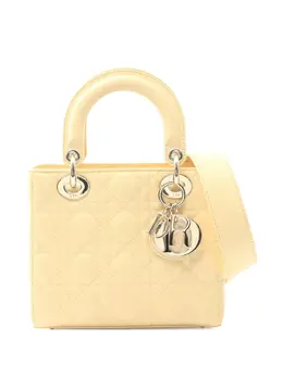 Christian Dior Pre-Owned: Жёлтая сумка-шоппер 