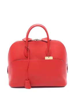 Hermès Pre-Owned: Красная сумка-шоппер 