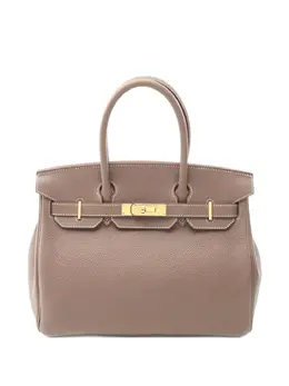 Hermès Pre-Owned: Коричневая сумка-шоппер 