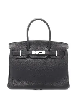 Hermès Pre-Owned: Чёрная сумка-шоппер 