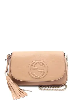Gucci Pre-Owned: Бежевая сумка 