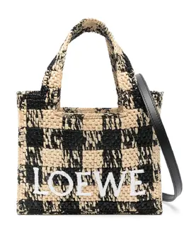 LOEWE: Светлая сумка-шоппер 