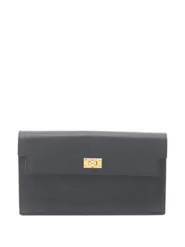 Hermès Pre-Owned: Чёрный кошелёк 
