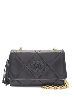 CHANEL Pre-Owned: Чёрная сумка 