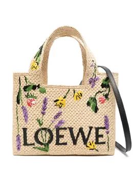 LOEWE: Светлая сумка-шоппер 
