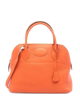 Hermès Pre-Owned: Оранжевая сумка-шоппер 