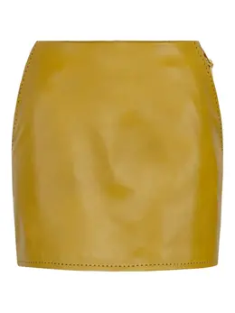 Elisabetta Franchi: Кожаная юбка 