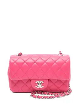 CHANEL Pre-Owned: Розовая сумка 