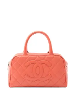 CHANEL Pre-Owned: Оранжевая сумка 