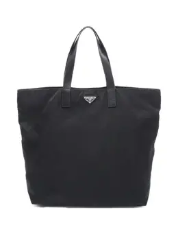 Prada Pre-Owned: Чёрная сумка-шоппер 