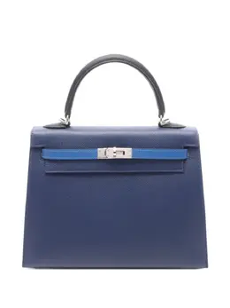 Hermès Pre-Owned: Синяя сумка-шоппер 