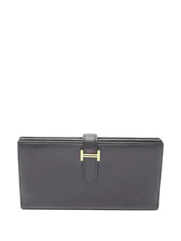 Hermès Pre-Owned: Чёрный кошелёк 