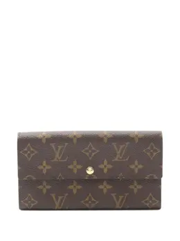 Louis Vuitton Pre-Owned: Коричневый кошелёк 