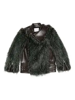 sacai: Коричневая куртка 