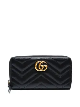 Gucci Pre-Owned: Чёрный кошелёк 
