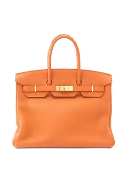 Hermès Pre-Owned: Оранжевая сумка 