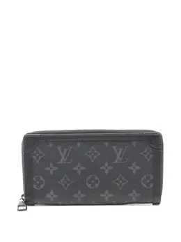 Louis Vuitton Pre-Owned: Чёрный кошелёк 