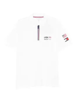 Tommy Hilfiger: Белое поло 
