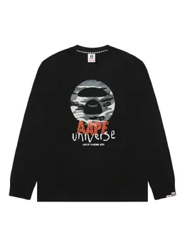 AAPE BY *A BATHING APE®: Свитшот с длинным рукавом 