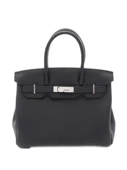 Hermès Pre-Owned: Чёрная сумка 