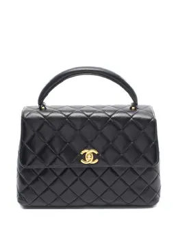 CHANEL Pre-Owned: Чёрная сумка 