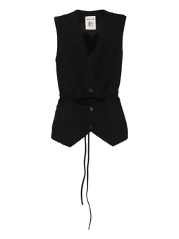 Semicouture: Чёрный жилет 