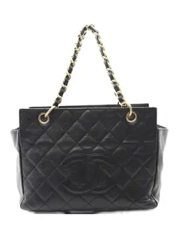 CHANEL Pre-Owned: Чёрная сумка 